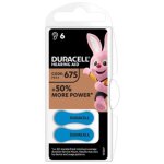 Da675 blister de 6 / ultra piles bouton pour appareils auditifs - duracell Da675 blister de 6 / ultra piles bouton pour appareils auditifs - duracell