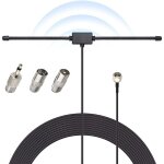Jamais utilis�]dab antenne radio fm dip�le antenne fm avec c�ble d'extension de 3 m�tres, pour syst�me ...