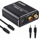 Dac audio 192khz, aluminium dac convertisseur audio num�rique vers analogique, digital spdif toslink ...
