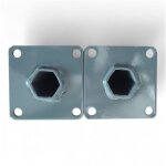 Paire de moyeux hexagonaux 32 mm pour motoculteurs toutes marques daewoo daacc - 250