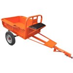 Remorque freinée 450kg de charge pour motoculteur toute marque daewoo datr145 Remorque freinée 450kg de charge pour motoculteur toute marque daewoo datr145