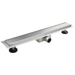 Dala caniveau de douche italienne inox l. 50 cm avec siphon anti - odeurs + filtre, drainage performant ... Dala caniveau de douche italienne inox l. 50 cm avec siphon anti - odeurs + filtre, drainage performant ...
