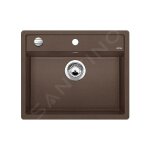 Dalago 6 - vier en silgranit, 615x510 mm, avec commande de vidage, caf 515066 - blanco