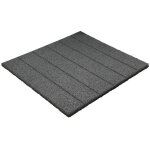 Dalle caoutchouc / dalle de terrasse - 25 mm - 50 x 50 cm - gris Dalle caoutchouc / dalle de terrasse - 25 mm - 50 x 50 cm - gris
