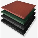 Dalle de protection caoutchouc 1 pi�ce play protect 50 x 50 cm rouge - karat