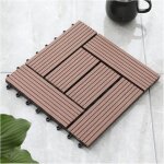 Dalles de sol en bois et plastique, impermables, adaptes aux terrasses, balcons, revtements de sol ...