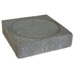 Dalle stabilisatrice pour plot - b�ton - 24 x 24 x 6 cm