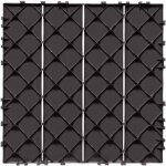 Mophorn - dalles de terrasse embo�tables, lot de 36, 12'x12', rev�tement de sol ext�rieur en plastique ...