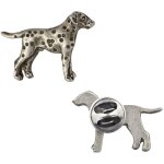 Dalmatien, pointer dalmatien - broche chien dans une bo�te cadeau, �pingle �l�gante, �pinglette par art ...