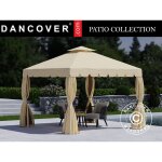 Dancover - tonnelle de jardin osiris 3x3m, sable