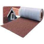 Bardeaux de toit, couverture de fatage 5m x 32cm bande de fatage en bitume pour abri de jardin, abri ...