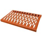 Daprona - caillebotis pour ramoneurs, grille robuste, utilisable comme issue de secours - rouge brique, ...