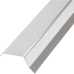 Daprona - tle de toiture, tle de rive tle de pignon, 2m argent couverture de toit tle en aluminium ...