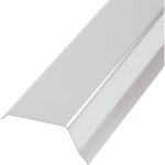 Daprona - tle de toiture, tle de rive tle de pignon, 2m argent couverture de toit tle en aluminium ...