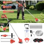 Day plus - 1800w 2x batterie d�broussailleuse coupe herbe bordure sans fil pour d�sherbage