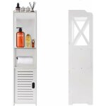 Dayplus - unité de rangement de salle de bain, armoire étanche de plancher de cuisine 18x20x80cm Dayplus - unité de rangement de salle de bain, armoire étanche de plancher de cuisine 18x20x80cm