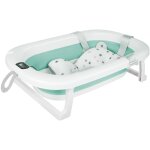 Bébé baignoire pliable avec pieds portable antidérapant pour 0 - 6 ans bébé vert Bébé baignoire pliable avec pieds portable antidérapant pour 0 - 6 ans bébé vert