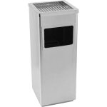 Poubelle  cendrier d'htel 35l poubelle cendrier sur pied argent