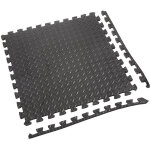 Tapis de protection de sol eva, matelas puzzle impermable, 6 dalles, pour fitness, piscine, patageoire, ...