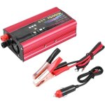 Dc 12v / 24v à 220v ac 1500w onduleur de voiture, adaptateur de chargeur usb à onde sinusoïdale modifiée ... Dc 12v / 24v à 220v ac 1500w onduleur de voiture, adaptateur de chargeur usb à onde sinusoïdale modifiée ...