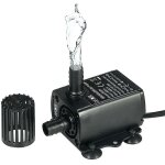 Dc 12v 400l / h mini pompe de circulation d'eau froide  moteur solaire sans balais ultra - silencieux ...