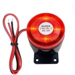 Dc 12v mini sirène stroboscopique filaire, 120 db système d'alarme sonore sirène pour la sécurité à la ... Dc 12v mini sirène stroboscopique filaire, 120 db système d'alarme sonore sirène pour la sécurité à la ...