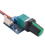 Tlily - dc 12v r�glable 0% - 100% pwm r�gulateur de vitesse du ventilateur avec interrupteur � bouton ...