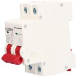 Dc mini disjoncteur 2p systme solaire photovoltaque isolateur rail din montage 1000v 40a dz47 - 63z ...