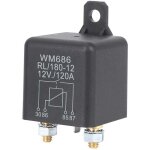 Dc de separation batterie charge maximale 12v / 120a pour voiture camions (12v 120a)