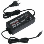 Dc3 - 24v 3a 15w - 72w transformateur d'clairage ajustable avec adaptateur de commutation d'alimentation ...