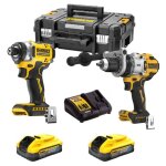 Dck2200h2t - qw dcd1007 perceuse - visseuse a percussion + dcf860 visseuse  chocs - 2x5. 0ah batterie ...