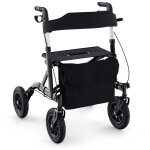Deambulateur pliable leger avec siege capacite de 136 kg