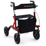 Deambulateur pliable et leger avec siege aluminium capacite de charge de 136 kg