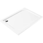 Deante cubic receveur de douche blanc 100x80 cm