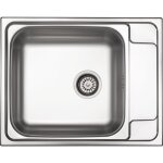Deante - vier de cuisine encastrable 63 x 50 en acier avec gouttoir soul zeo011b acier inoxydable bross ...
