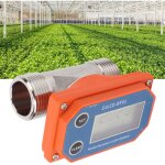 D�bitm�tre d'eau num�rique capteur de d�bit en acier inoxydable tuyau d'arrosage irrigation des terres ...