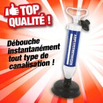 Dboucheur  ventouse pour vier et canalisation bouchs