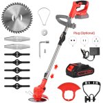 Zoternen debroussailleuse electrique sans fil, dbroussailleuse  gazon sans balais avec batterie et ...