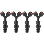 Debuns - 4pcs anti - gouttes double tête de pulvérisation, accessoires pour pulvérisateur électrique ... Debuns - 4pcs anti - gouttes double tête de pulvérisation, accessoires pour pulvérisateur électrique ...