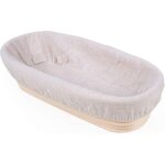 Debuns - banneton ovale, brotform avec doublure en lain, corbeille  pain ovale, panier de fermentation ...