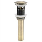 Debuns - g1 1 / 4 ' pop - up r�tro bouchon bonde de lavabo vidange clic - clac avec trop - plein en laiton ...
