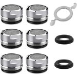 Debuns - mousseur robinet m24, 6 pièces aerateur robinet economie eau avec filtre en acier inoxydable ... Debuns - mousseur robinet m24, 6 pièces aerateur robinet economie eau avec filtre en acier inoxydable ...