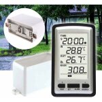 Debuns - pluviomètre électronique, pluviomètre sans fil portable haute précision radio contrôlé numérique ... Debuns - pluviomètre électronique, pluviomètre sans fil portable haute précision radio contrôlé numérique ...