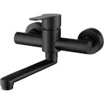Debuns - robinet de cuisine mural mitigeur vier en acier inoxydable 304 robinet vier rotatif  360 ...