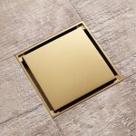 Debuns - siphon de sol or caché drain de plancher carrée laiton caniveau de douche anti - odeur drain ... Debuns - siphon de sol or caché drain de plancher carrée laiton caniveau de douche anti - odeur drain ...