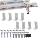 Debuns - support de montage photovolta�que pour toit en tuiles d'acier de couleur, pied en l, 8 pi�ces, ...