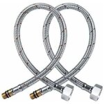 Debuns ? tuyau flexible inoxydable g1 / 2 ? raccord bsp standard 1 / 2' ? longueur 600 mm ? r�sistant ...