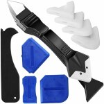 Dcapant de scellant et plus lisse, outils de calfeutrage en silicne pour grattoir  coulis 3 en 1, ...