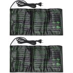 Decdeal 2 pièces tapis chauffant imperméable pour semis, coussin à température constante pour la croissance ... Decdeal 2 pièces tapis chauffant imperméable pour semis, coussin à température constante pour la croissance ...
