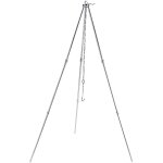 Decdeal - cadre de trpied pour barbecue avec chane et crochet, sac de rangement, hauteur rglable, ...